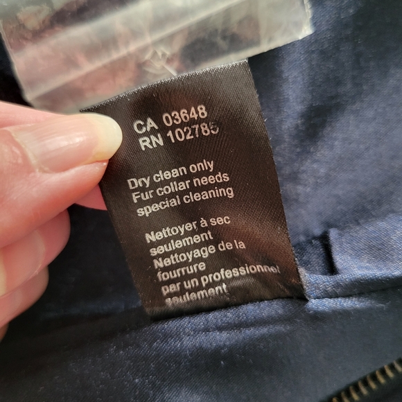 Sandra Angelozzi Real Fur Collar Coat Size S - Picture 7 of 7